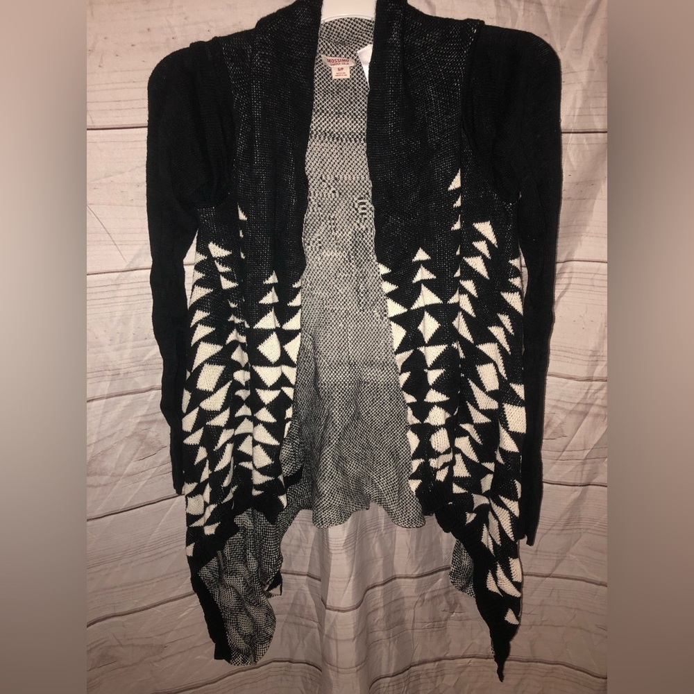 Missimo women black and white cardigan Small